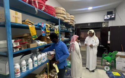 تم افتتاح منافذ بيع للجمعية التعاونية بمركز الماوين